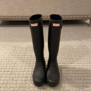 Hunter Boots- Size 7 (Worn Once)